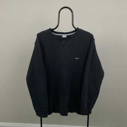 00s Nike Heavyweight Sweatshirt Black Large