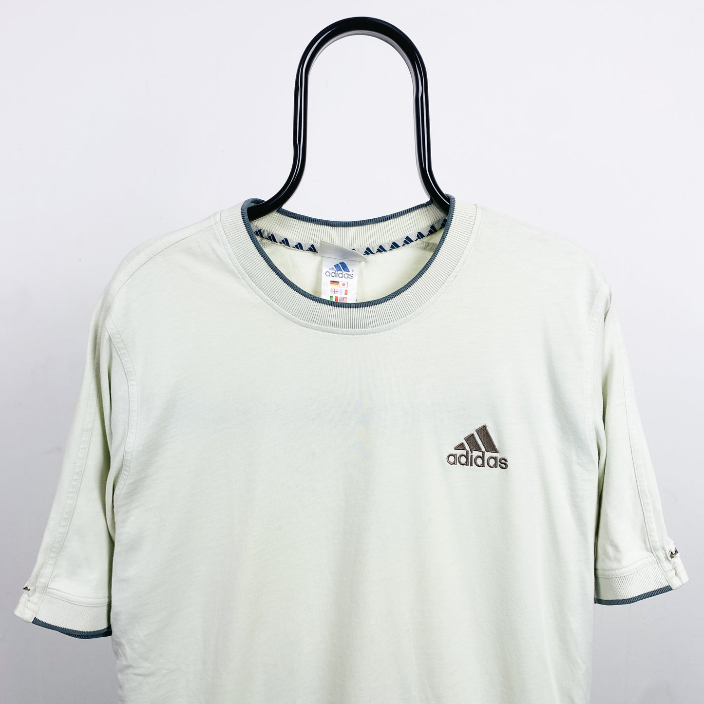 90s Adidas T-Shirt Brown Medium