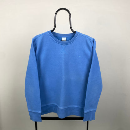 00s Nike Sweatshirt Blue Womens Medium