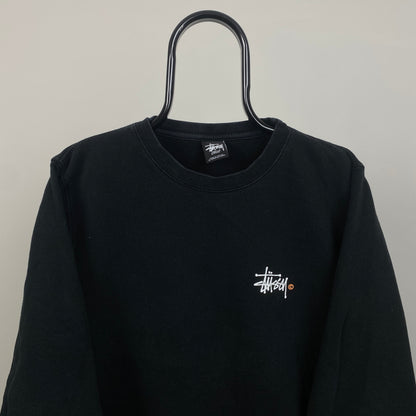00s Stussy Sweatshirt Black Large