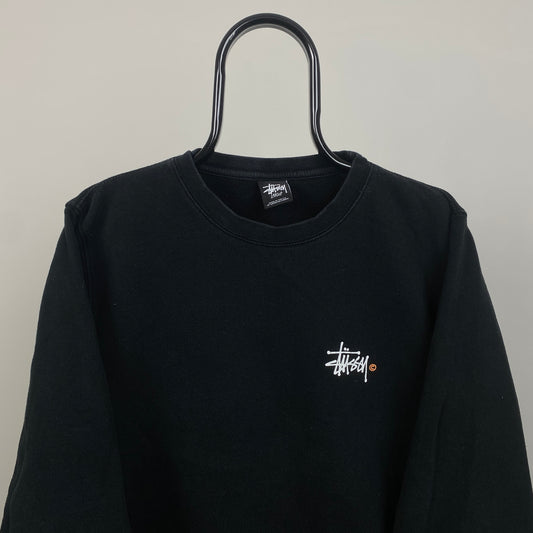 00s Stussy Sweatshirt Black Large