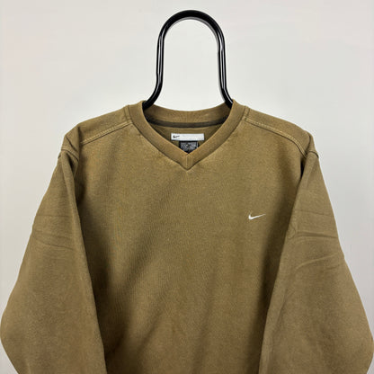00s Nike Sweatshirt Brown Small
