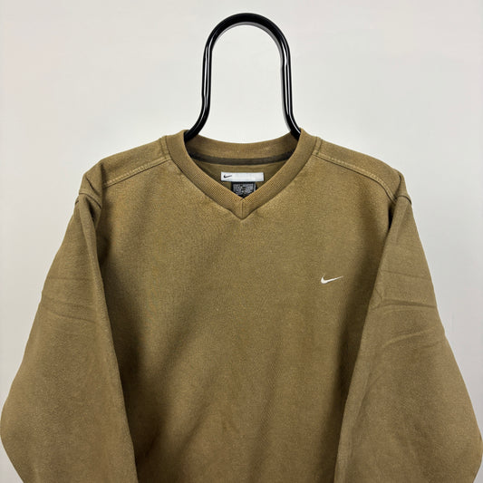 00s Nike Sweatshirt Brown Small