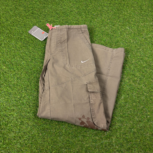 00s Nike Cargo Trousers Joggers Brown XS