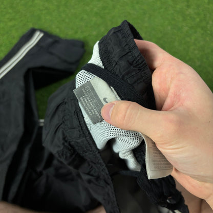00s Nike Piping Joggers Black Large
