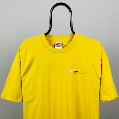 90s Nike T-Shirt Yellow Medium