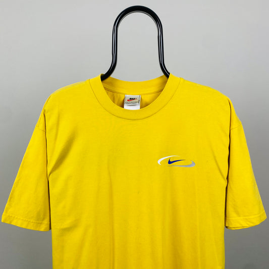 90s Nike T-Shirt Yellow Medium