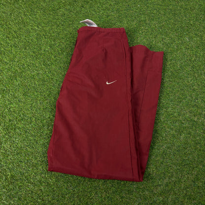 00s Nike Joggers Red XS