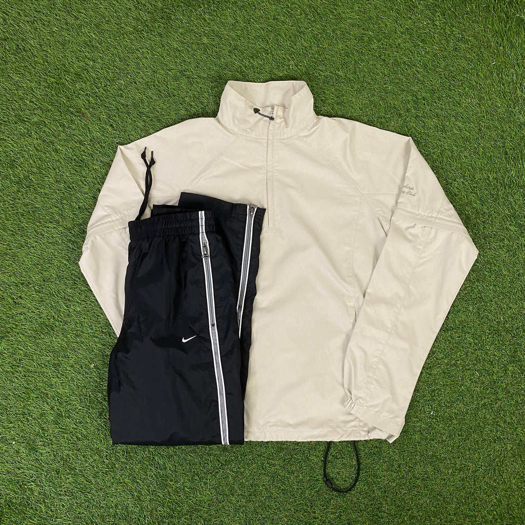00s Nike Jacket + Joggers Set Brown Small