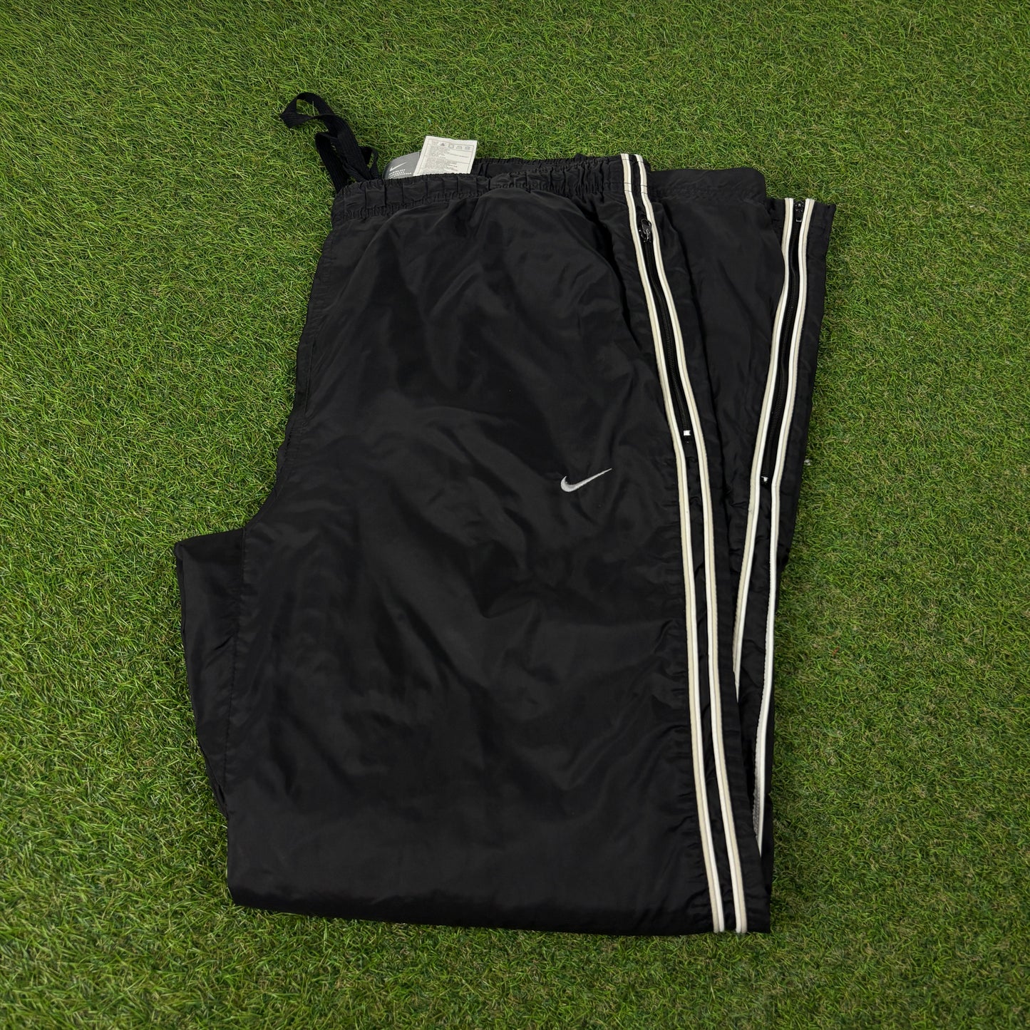 00s Nike Piping Joggers Black Large