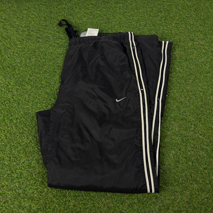 00s Nike Piping Joggers Black Large