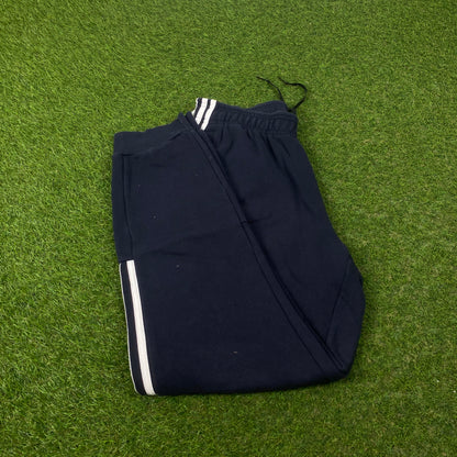00s Adidas Cotton Joggers Blue Small