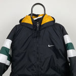 90s Nike Puffer Jacket Black Large