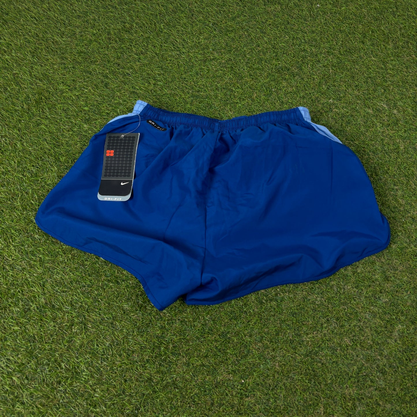 00s Nike Running Shorts Blue Small