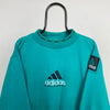 90s Adidas Equipment Sweatshirt Green Medium