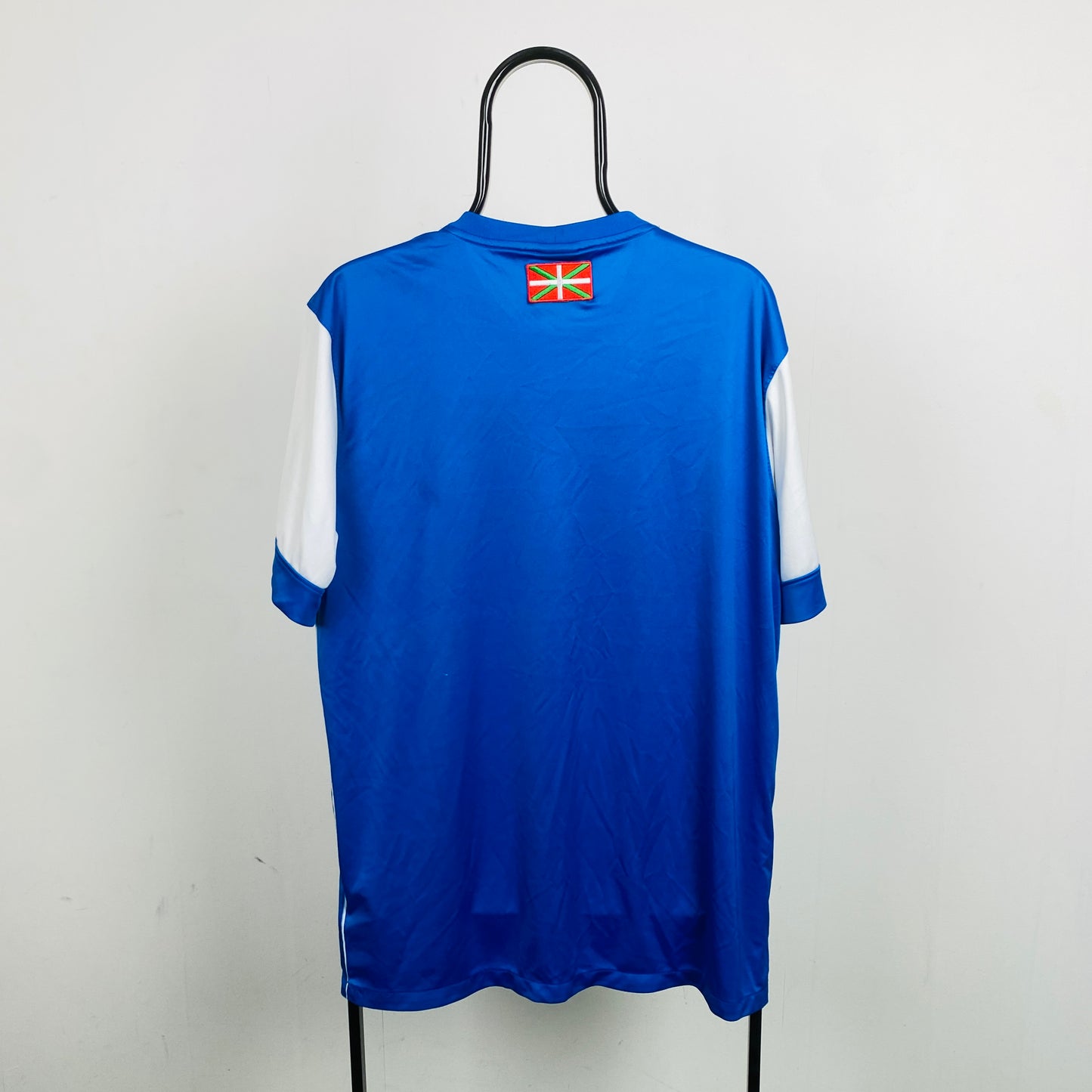 00s Nike Real Sociedad Football Shirt T-Shirt Blue Large