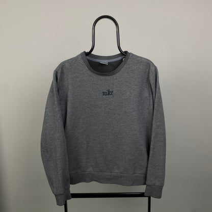 00s Nike Sweatshirt Grey Womens Medium