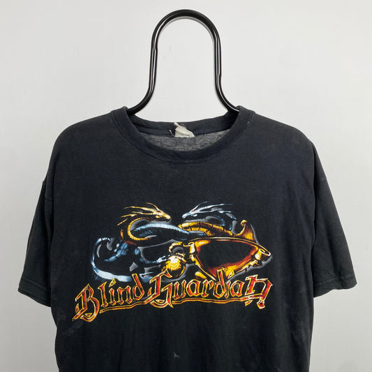 Retro 90s Blind Guardian Band T-Shirt Black Large