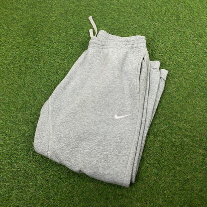 00s Nike Cotton Joggers Grey XL