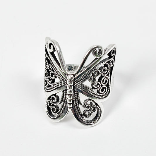 Adjustable Butterfly Ring