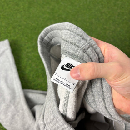 00s Nike Cotton Joggers Grey Large