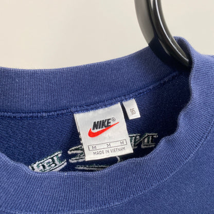 90s Nike Sweatshirt Blue Medium