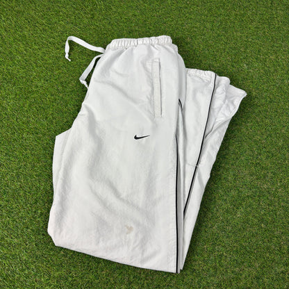 00s Nike Piping Joggers White Small