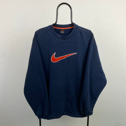 90s Nike Sweatshirt Blue Large