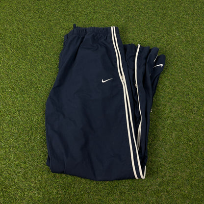 00s Nike Piping Joggers Blue Medium