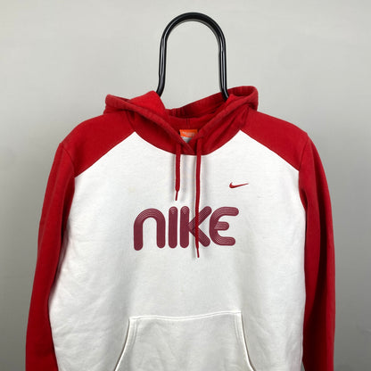 00s Nike Hoodie White Womens XL