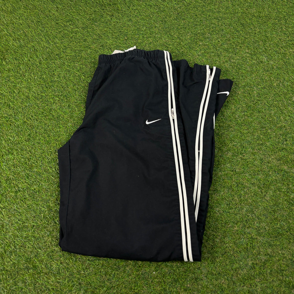 00s Nike Piping Joggers Black Small