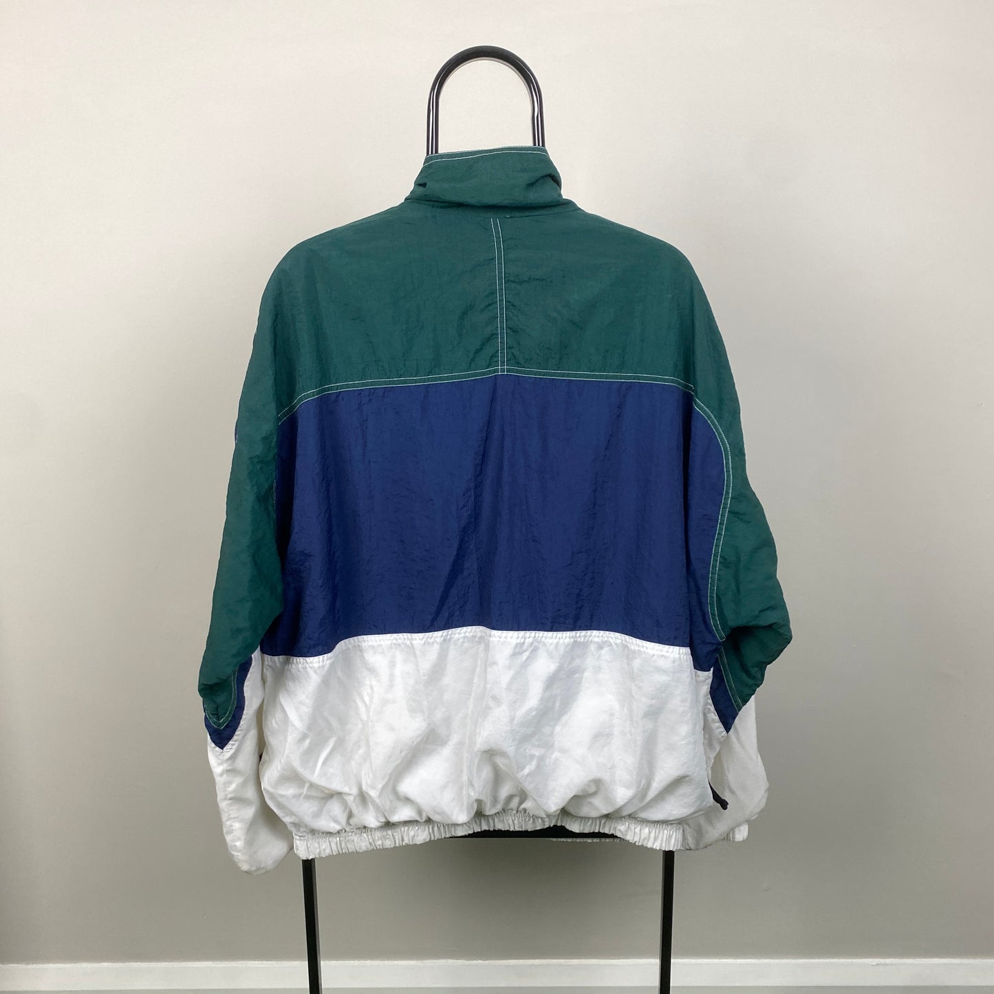 90s Nike Windbreaker Jacket Green Large