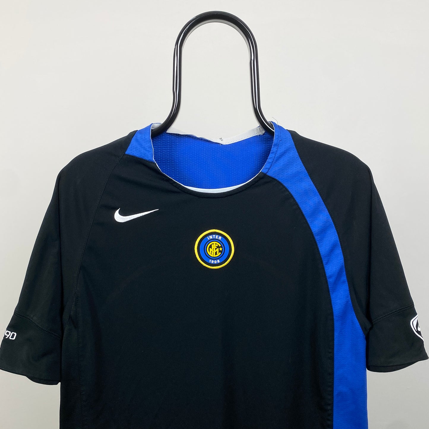 00s Nike Inter Milan Football Shirt T-Shirt Black Large