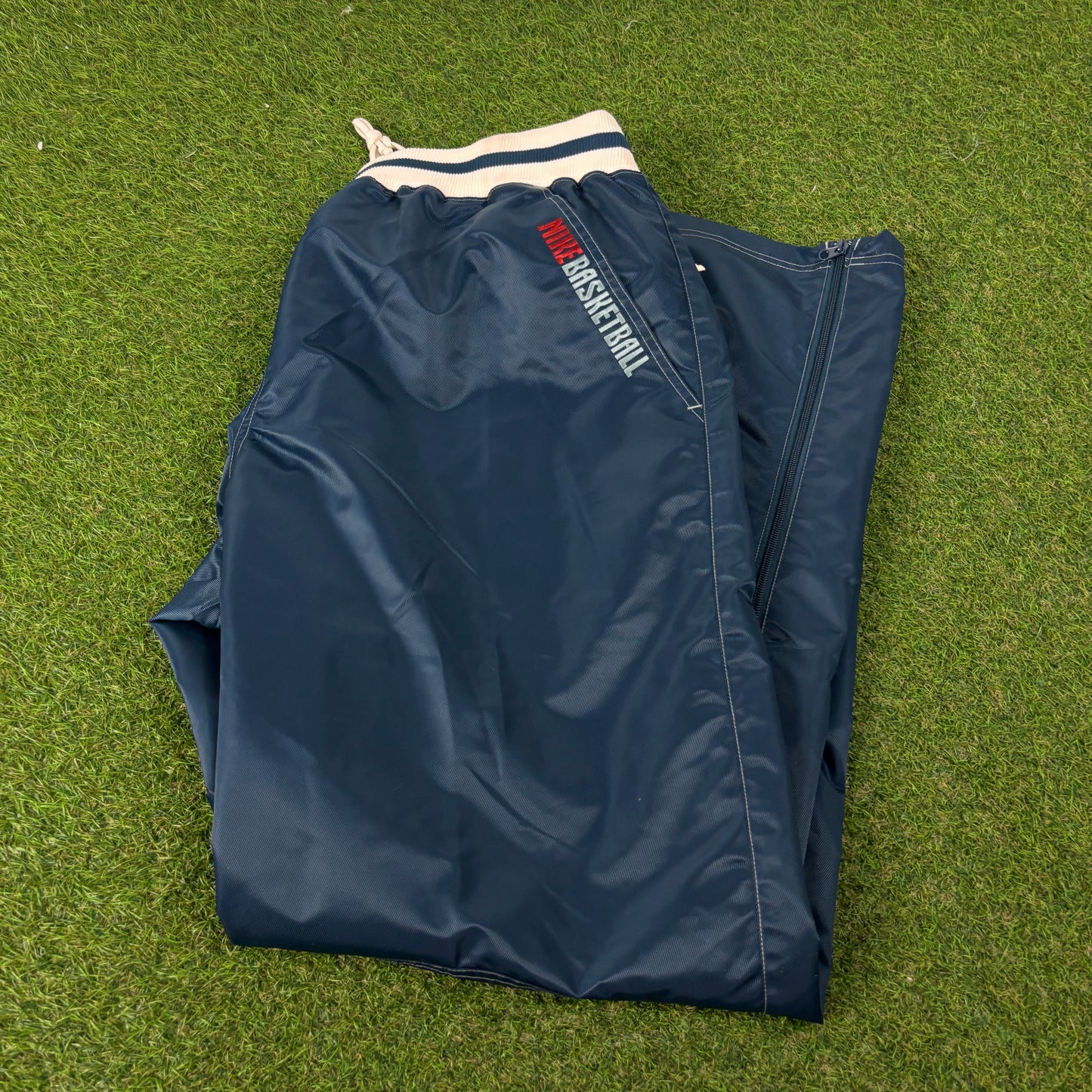 00s Nike Baggy Basketball Joggers Blue XL
