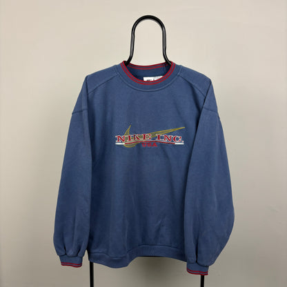 90s Nike Sweatshirt Blue XL