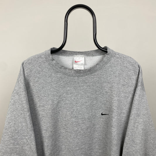 90s Nike Sweatshirt Grey XXL