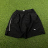 90s Nike Piping Shorts Black Medium