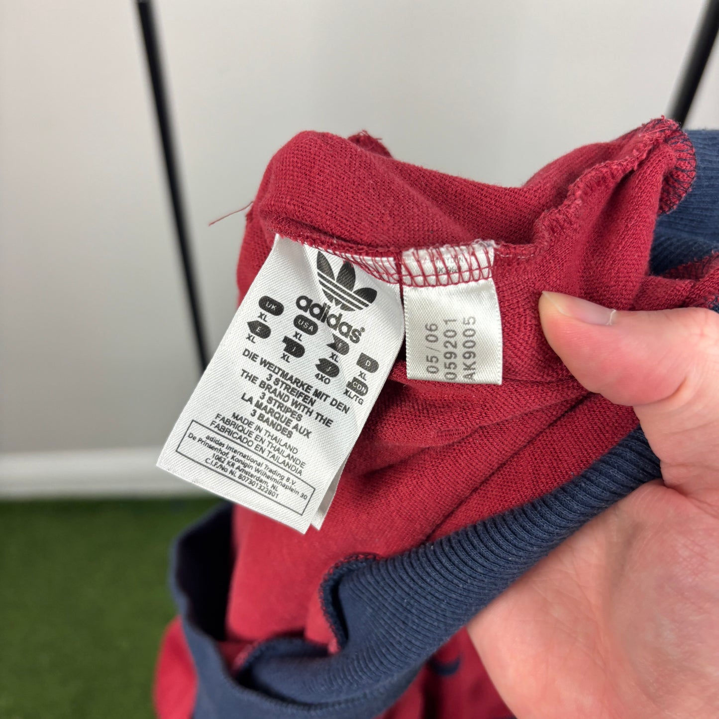 00s Adidas I Love Barcelona Jacket Red XL