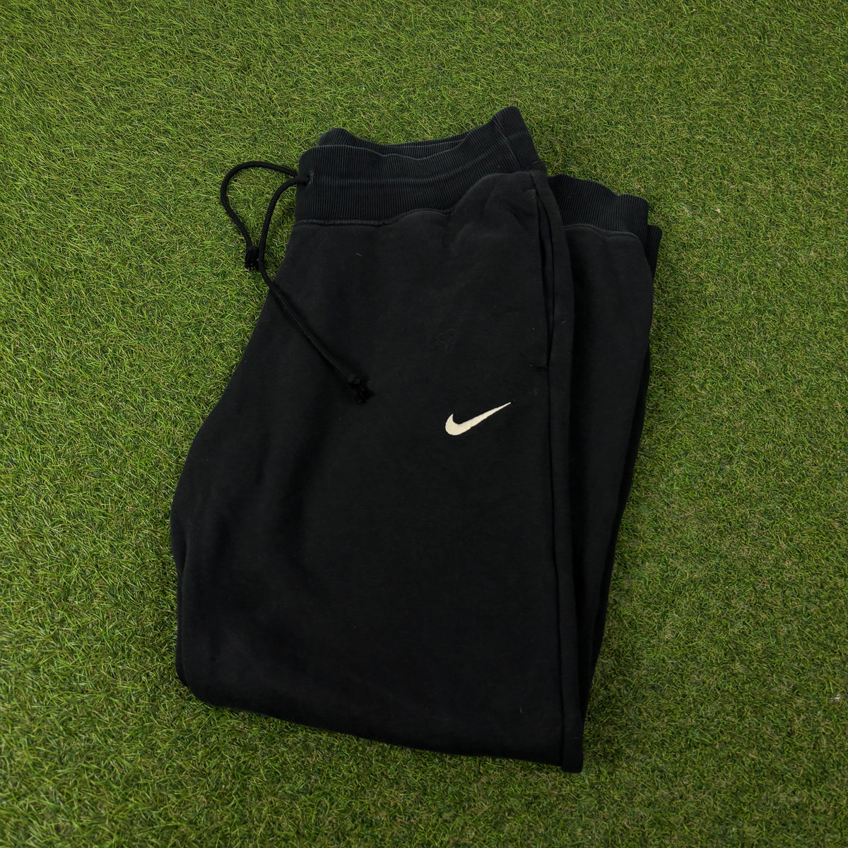 00s Nike Cotton Joggers Black Medium