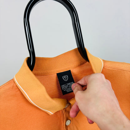 00s Nike Golf Polo Shirt T-Shirt Orange Large