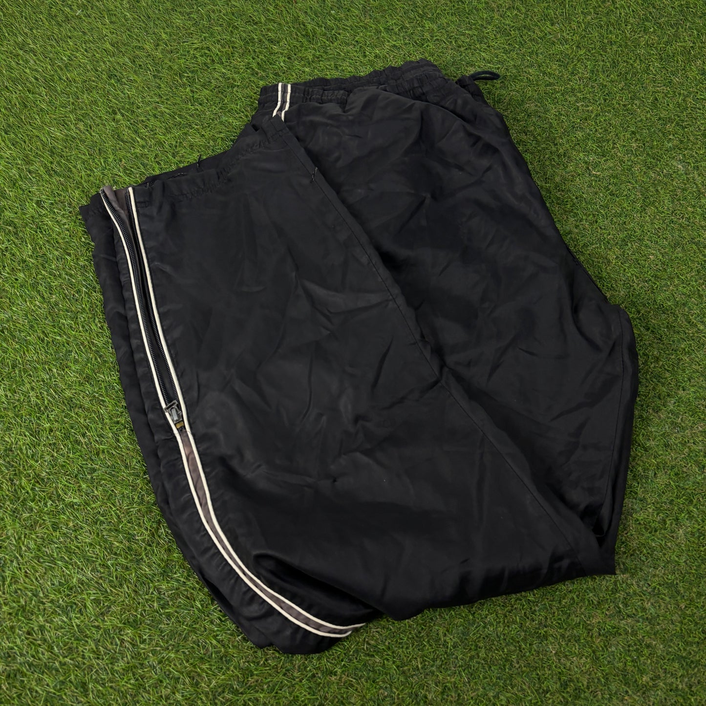 00s Nike Piping Joggers Black Large