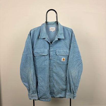 00s Carhartt Heavyweight Cord Jacket Blue XL