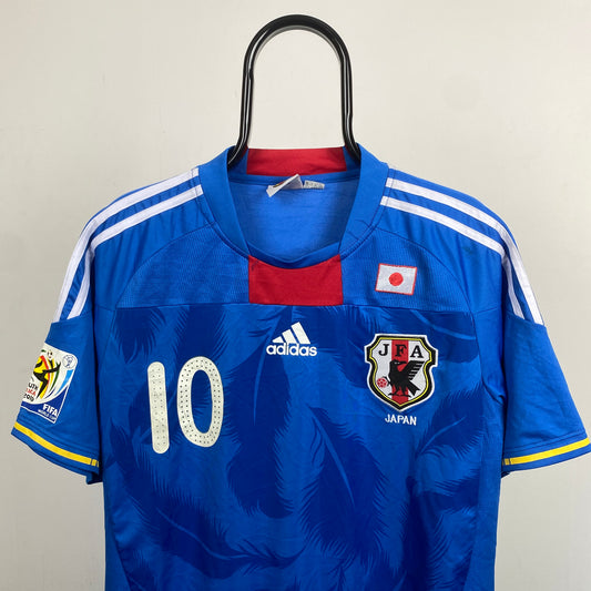 Retro Japan Nakamura Football Shirt T-Shirt Blue XL