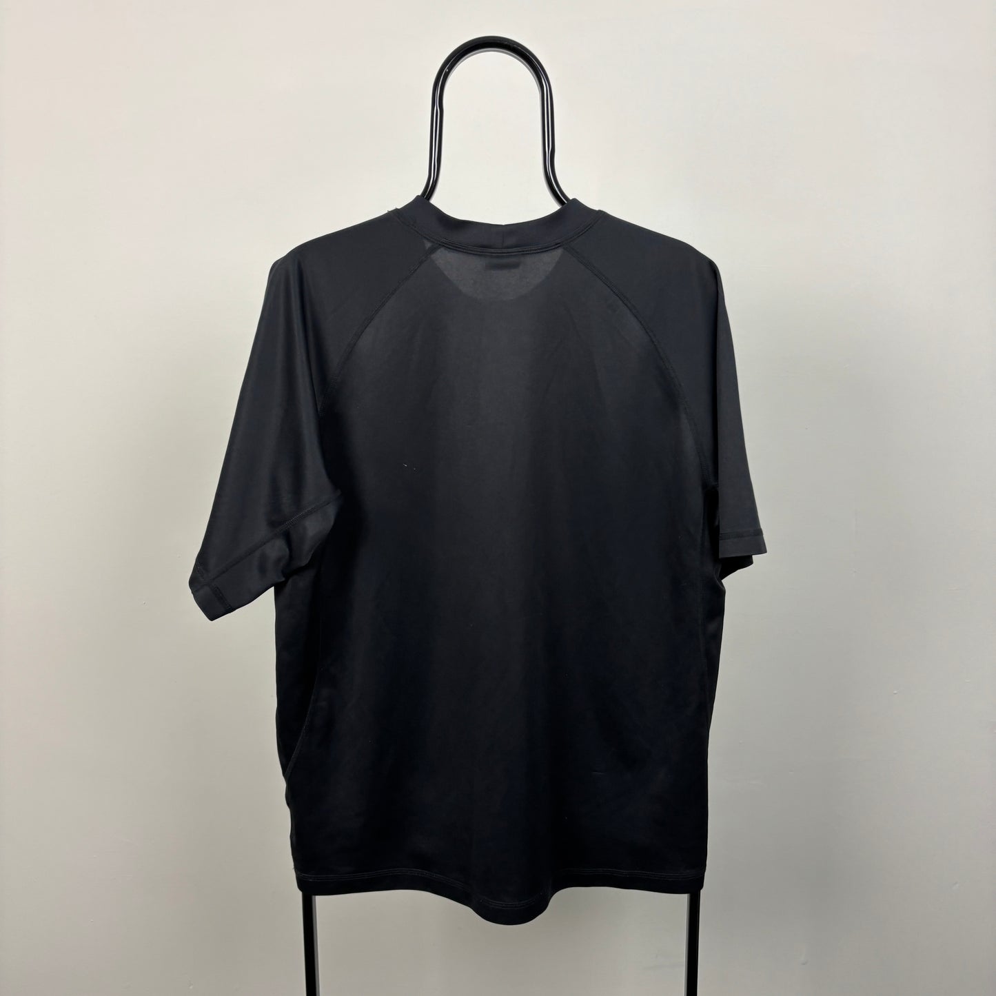 00s Nike Football Shirt T-Shirt Black Large