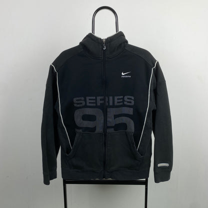 00s Nike Air Max Piping Hoodie Black Small