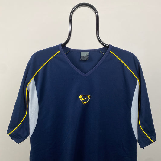 00s Nike Inter Milan Football Shirt T-Shirt Blue Large