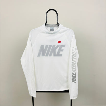 00s Nike Long Sleeve T-Shirt White Medium