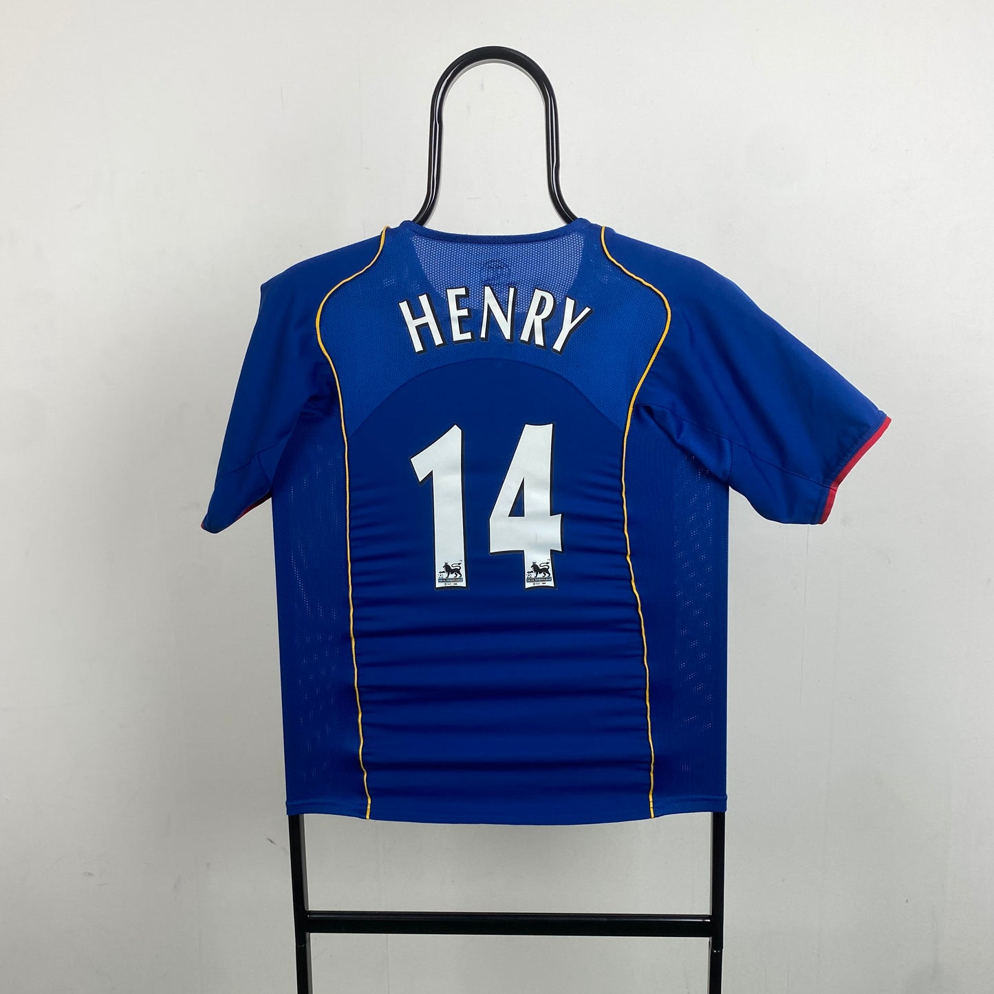 00s Nike Arsenal Henry Football Shirt T-Shirt Blue XS