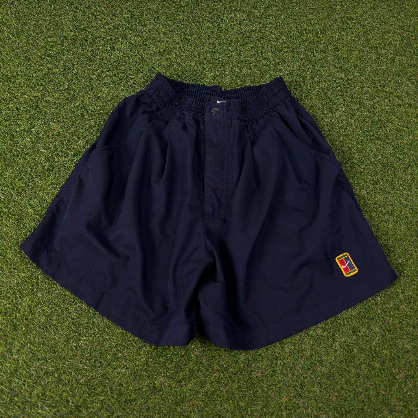 90s Nike Challenge Court Shorts Blue Small
