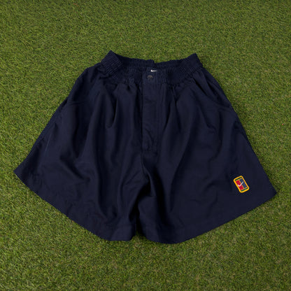 90s Nike Challenge Court Shorts Blue Small
